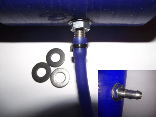 Take off port spout - , hose